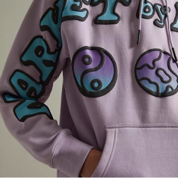 Urban Outfitters Market Lock Peace Hoodie Sweatshirt - Picture 5 of 5